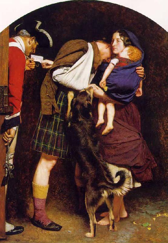 Sir John Everett Millais Order of Release oil painting image